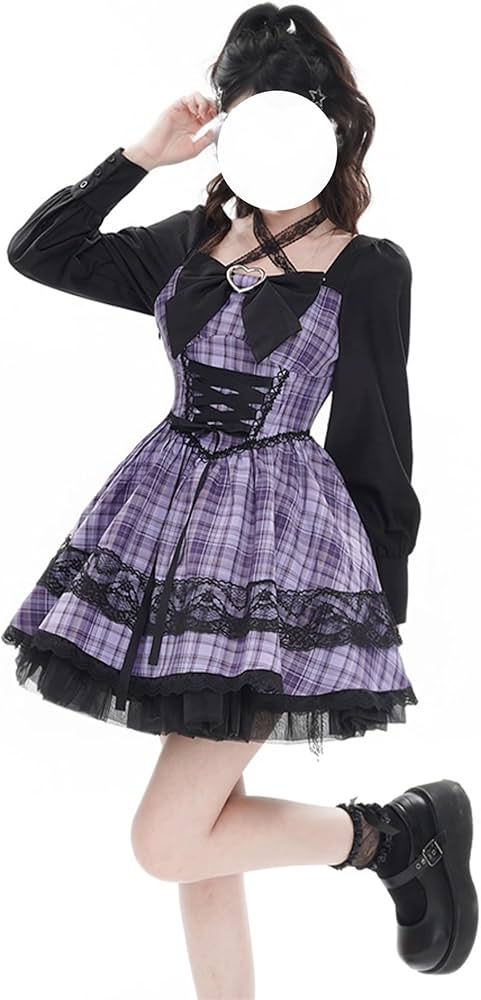 ゴスロリ　ワンピース　半袖　　姫袖 Amazon.co.jp: ロリータ ワンピース 半袖 ゴスロリ ゴシック