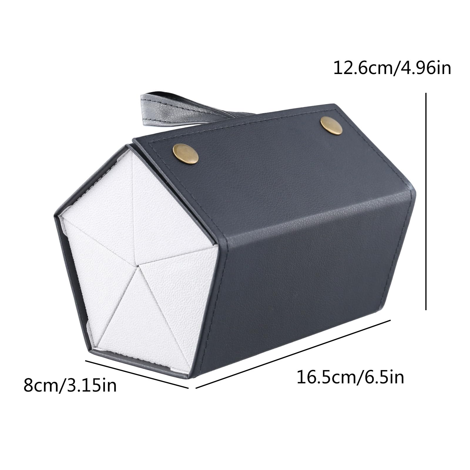 Boîte de rangement pour lunettes de soleil avec 5 compartiments, étui de voyage pour ranger les étuis à lunettes, organiseur portable pour lunettes de soleil pour hommes et femmes, étui à