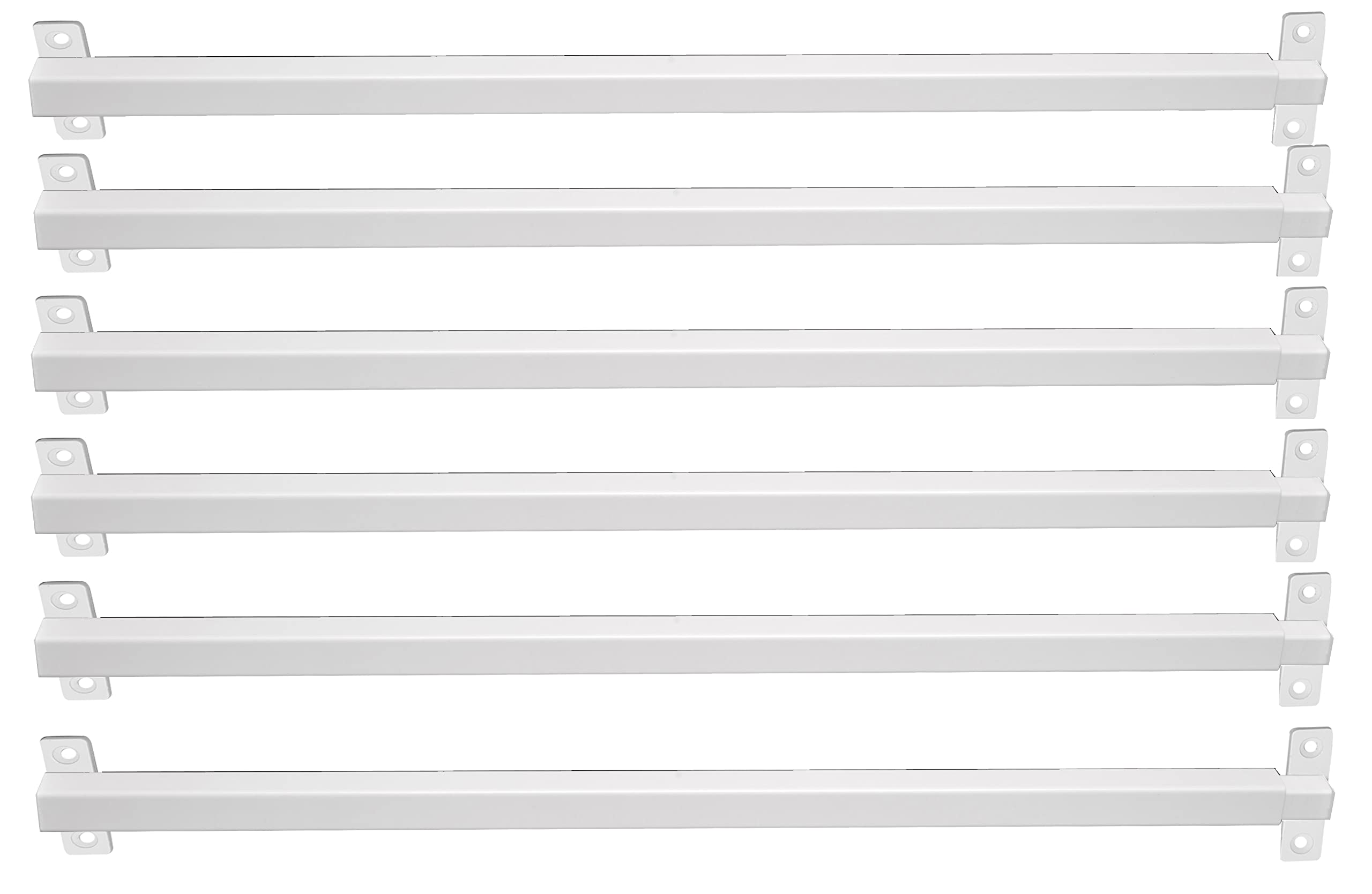 Avonstar Classics Range White Window Security Bars Offset (Square)