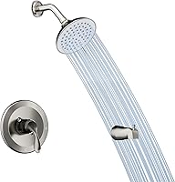 Vista 12 de Sistema de ducha tipo lluvia de alta presión de 8 pulgadas, cabezal de ducha de mano para baño, mezclador de lluvia de lujo, juego completo