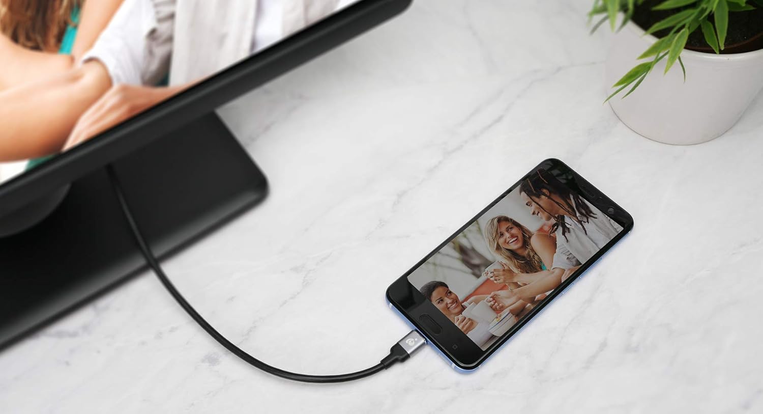 IOGEAR USB-C (M) to DisplayPort (M) 6Ft Cable - 8K 60Hz - Compatible with Thunderbolt 3 - G2LU3CDP22