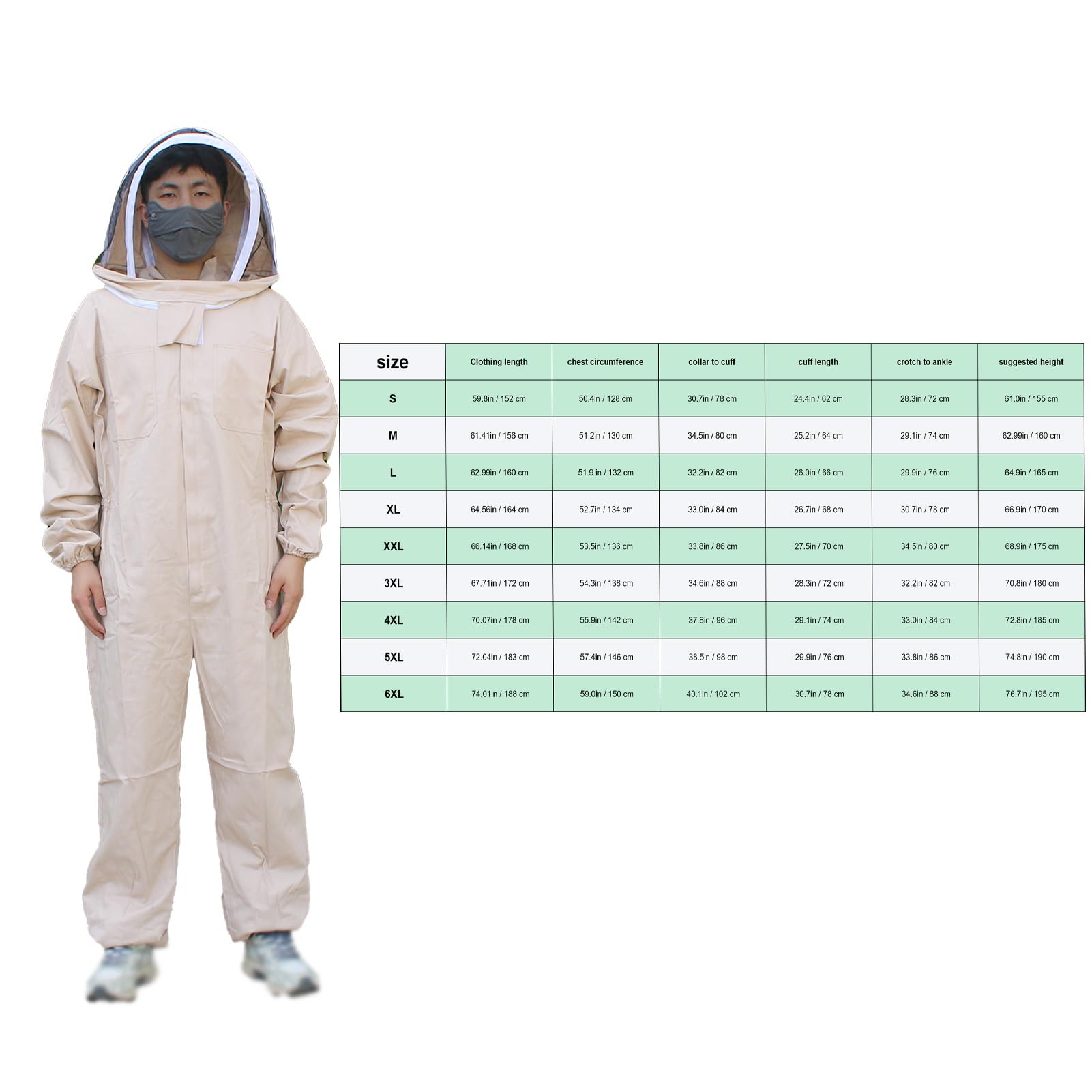 Kit De Inicio De Apicultura 24 Piezas - Traje Completo + Herramientas Profesionales, Ideal Para Principiantes, Incluye Guantes Y Fumigador