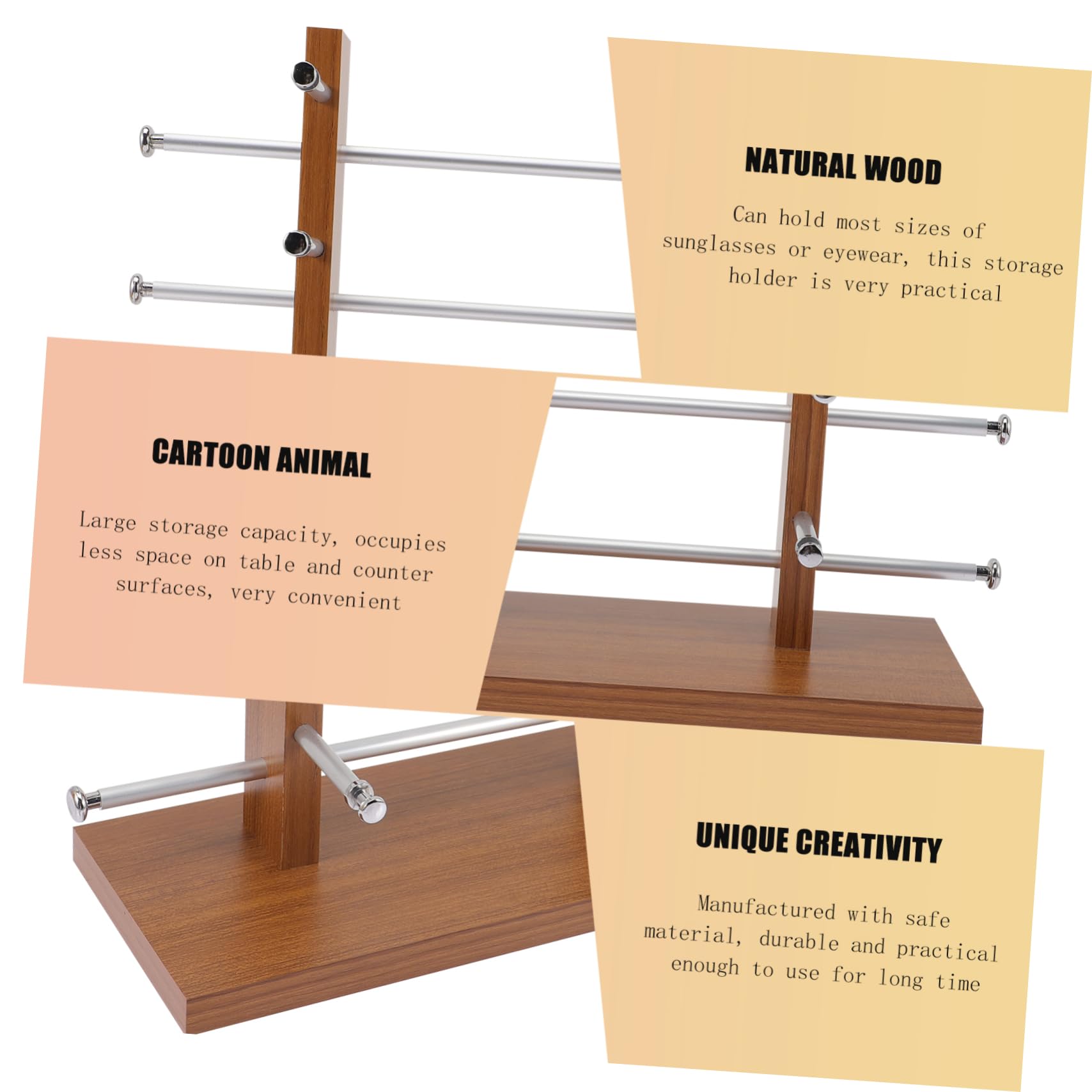 ERINGOGO Sonnenbrillen Display Rack Mit Großer Aufbewahrungskapazität Stabiler Brillenhalter Für Zuhause Und Geschäfte Zur Präsentation Und Aufbewahrung Von Sonnenbrillen Und Brillen