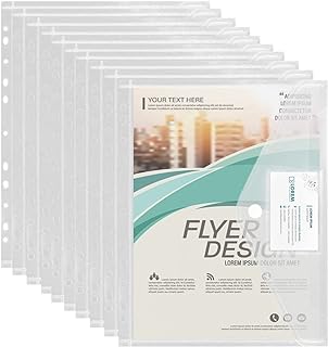 30er Dokumententasche A4 Sichtertasche Dokumentenmappe Wasserdicht Sammelmappen für Dokumente Organisieren mit Lochrand Klettverschluss und Etikettentasche, 30 Stück