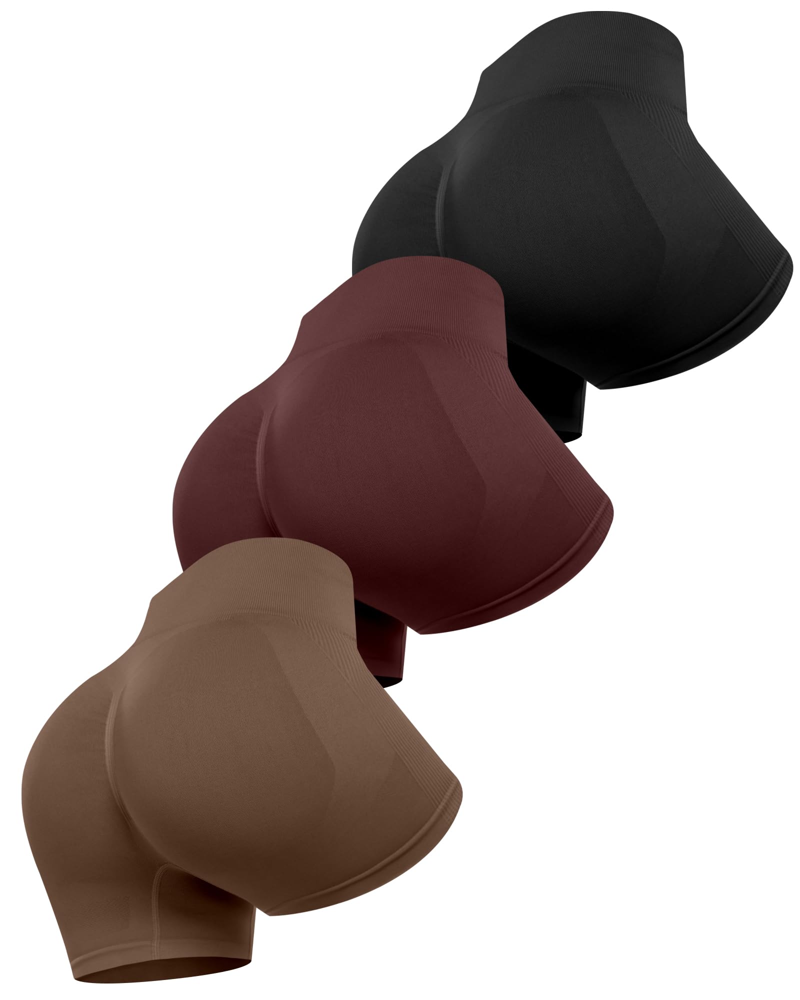 ATHVOTAR Workout Gym Biker Shorts Women: High Waisted Seamless Sports Running Butt Lifting Shorts Sets