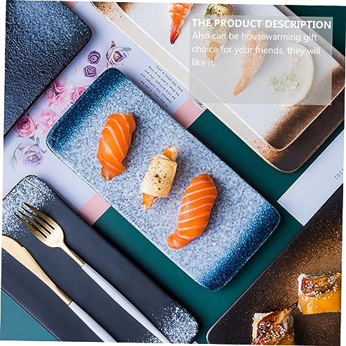 Plato japonés elegante para sushi miniatura 6