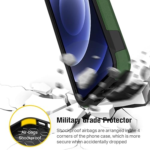 Miniatura 5 de Funda magnética para iPhone 11, iPhone XR, compatible con carga inalámbrica MagSafe, a prueba de golpes, funda protectora fuerte y duradera, color