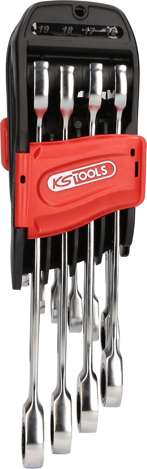 KS Tools Clés mixtes à cliquet GEARPLUS 10 pièces 72 dents 8-19 mm