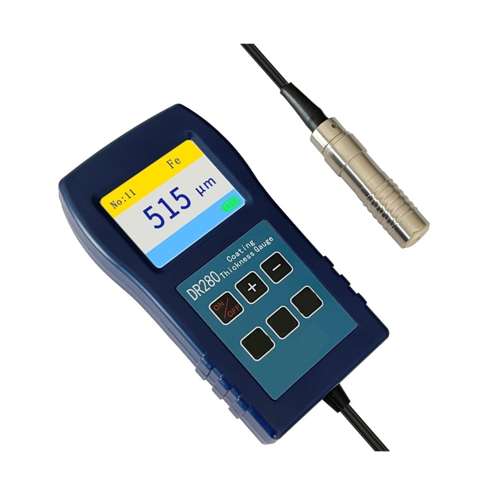 LNHHG Paint Thickness Gauge, Eddy Current Magnetic Dual Purpose Coating Thickness Gauge for Fe Material and NFe Measuring