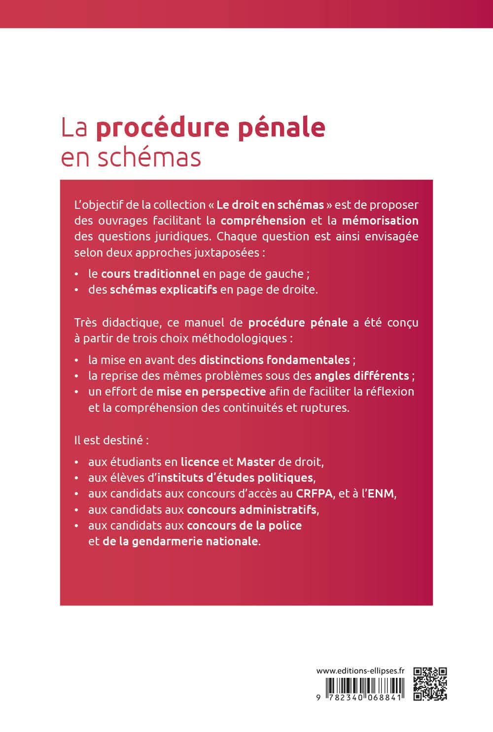 La procédure pénale en schémas
