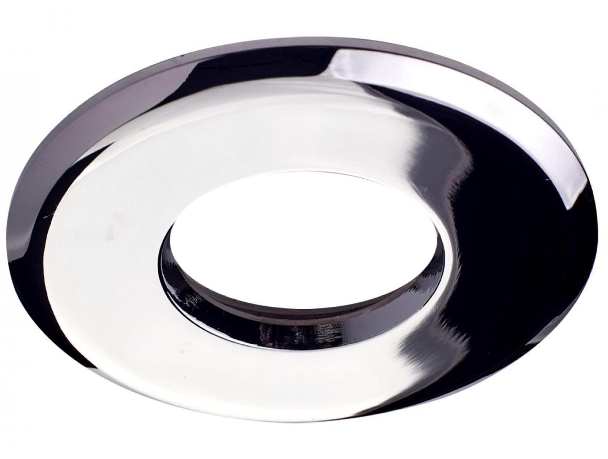 Leyton Lighting PISA-CH Pisa Fixed Round Downlight, IP65, Chrome, GU10