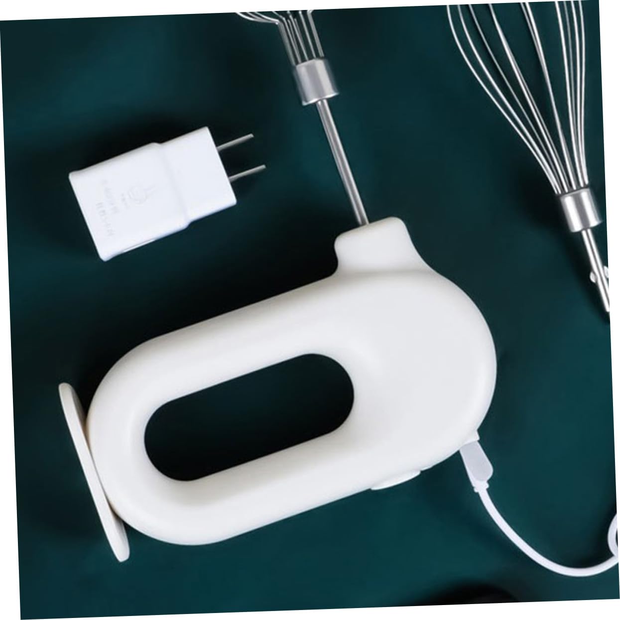Sbattitore Elettrico Portatile Bianco Frusta, Atmosfera Natalizia