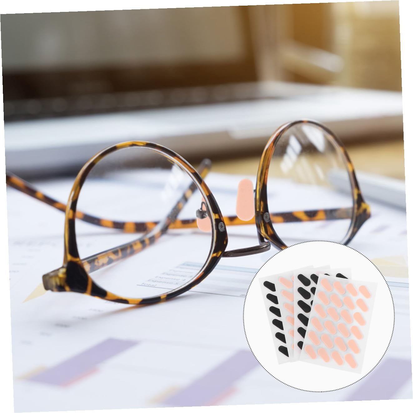 144 Pares De Almohadillas Nasales Antideslizantes Para Gafas