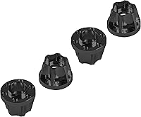 Vista 3 de Metal RC Cubo Hexagonal de Rueda de 12 mm Extensión Combinador Compatible con Llanta de 1.9/2.2 pulgadas Axial SCX10 Traxxas TRX4 D90 1/10 RC Negro
