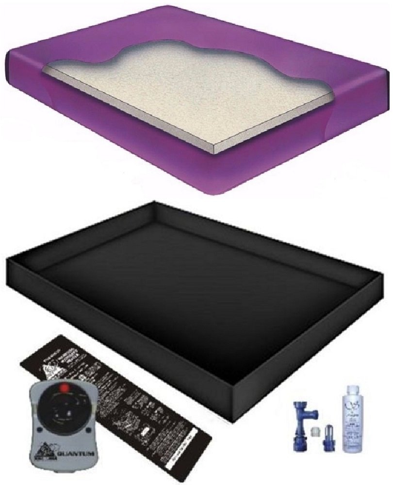 Boyd's 60% WAVELESS WATERBED Mattress/Liner/Heater/Fill Drain/Conditioner KIT (Queen 60x84 Tranq1G2)