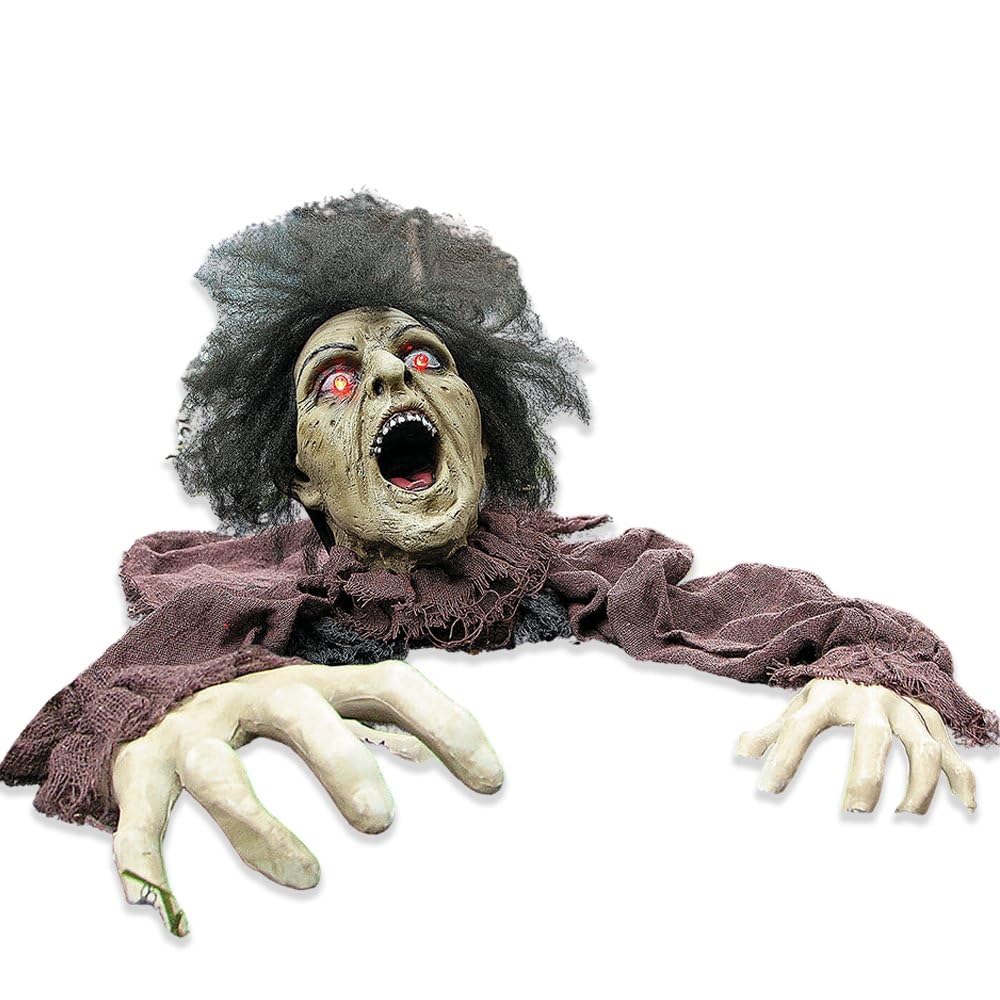 Statue Zombie Résine Lanterne Zombie Décoration Halloween Pour Jardin Et Cour 89621526