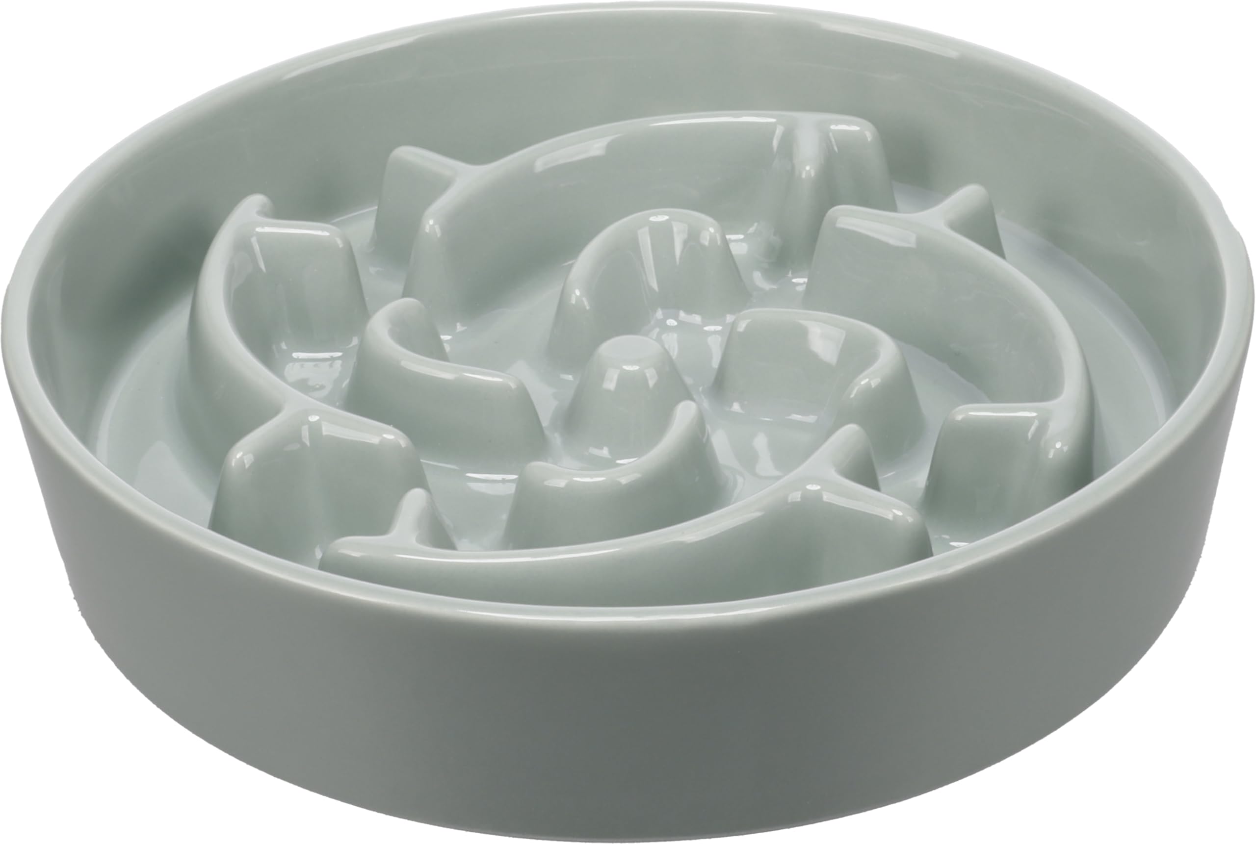 FEEDING BOWL SLOW FEEDER CENA ROUND MINT GREEN 20,5CM 640ML