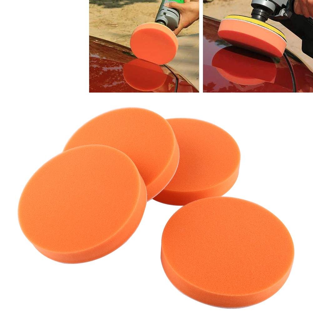 Auto-Polierpads, 150 mm, Schwamm, Polierpad-Set, für Autopolitur, Orange.