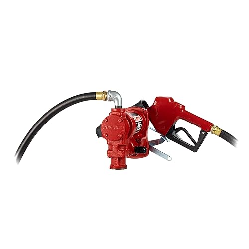 Miniatura 6 de Fill-Rite FR610HA 115V 15 GPM Bomba de transferencia de combustible con manguera de descarga y boquilla automática (rojo) | Mezclas de gasolina,