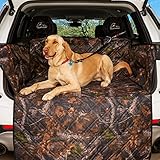 Meadowlark Premium SUV Cargo Liner for Dogs, Waterproof Pet Cargo Cover with Bumper Flap Protector, Durable Non-Slip, Universal Fit for SUVs, Sedans & Vans (74"" L x 41"" W) Brown
