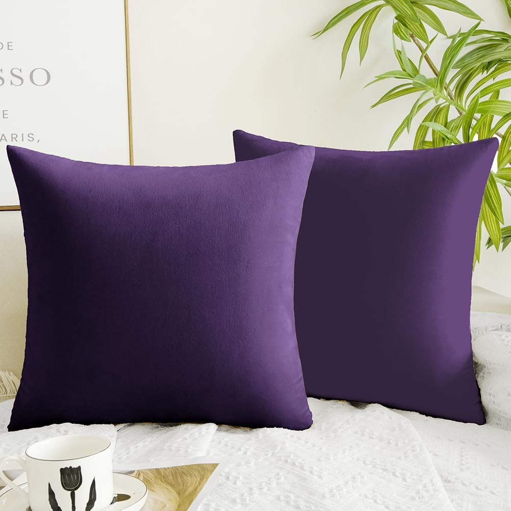 Purple - Jacquard Weave Pillow Cover (Set of 2) 21
