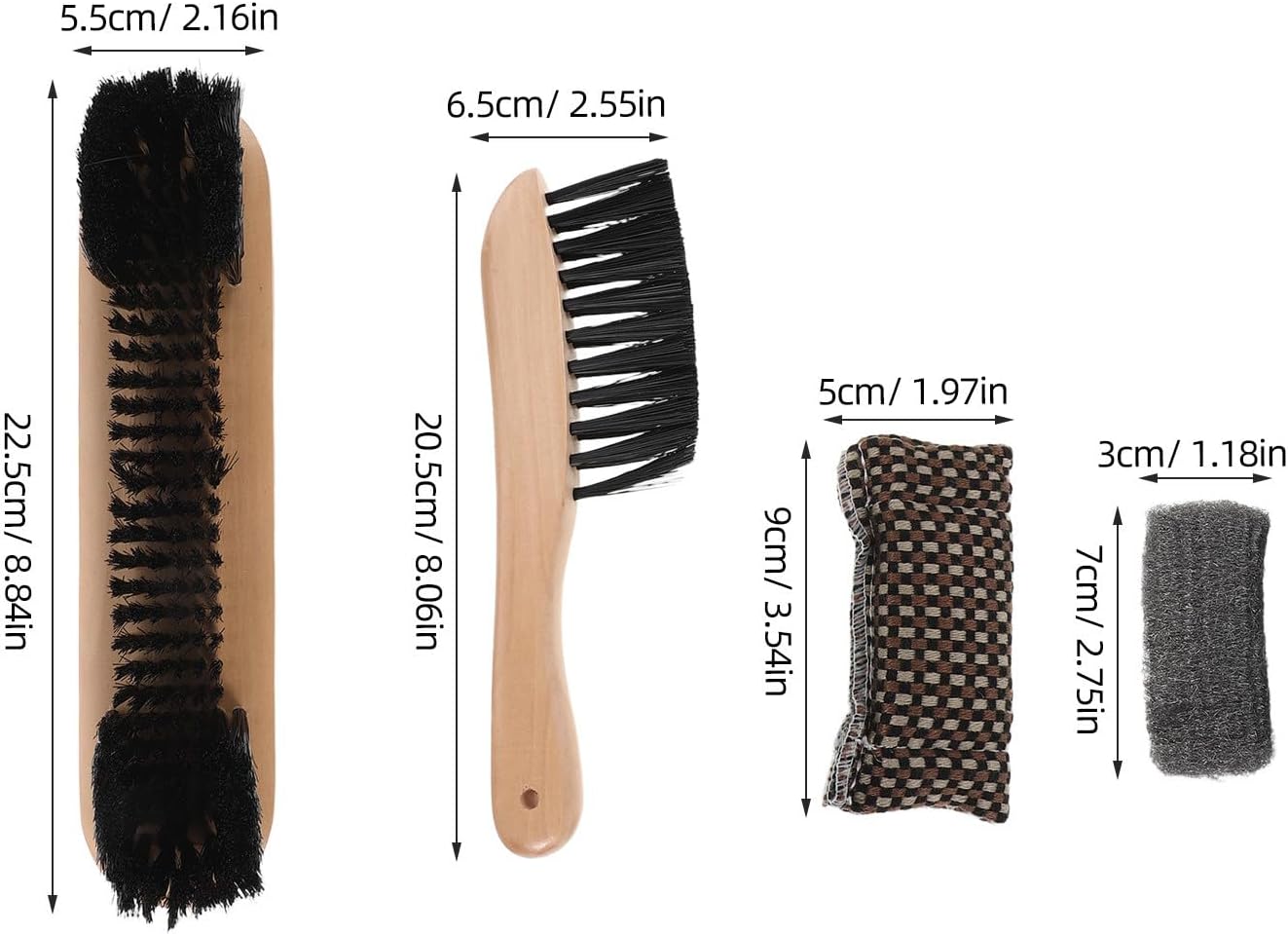 1 Set Billiards Pool Table Cleaner, with Colths, Rail Brush, Soft Bristles, Cue Shaft Cleaner Cloth, Snooker Clean Accessory for Billiards Room