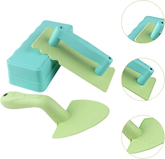 Sandcastle Kit with Brick Maker and Beach Tools, Green