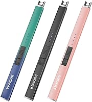 Vista 11 de Encendedor eléctrico con bloqueo de seguridad USB recargable a prueba de viento y sin llama de arco de plasma para rellenos de cestas de Pascua