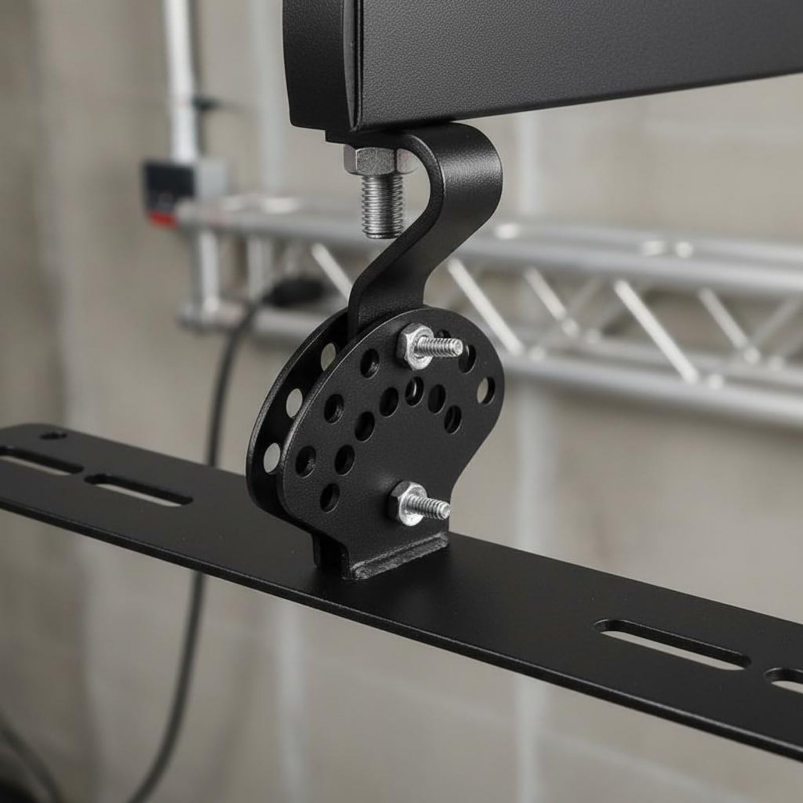 Soporte Bafle Orientable Colgador Altavoces para Escenarios , Soporte De Altavoz 502D Modelo Estándar, Capacidad De Carga De Aproximadamente 40 Kg, Incluye Tornillos De Expansión