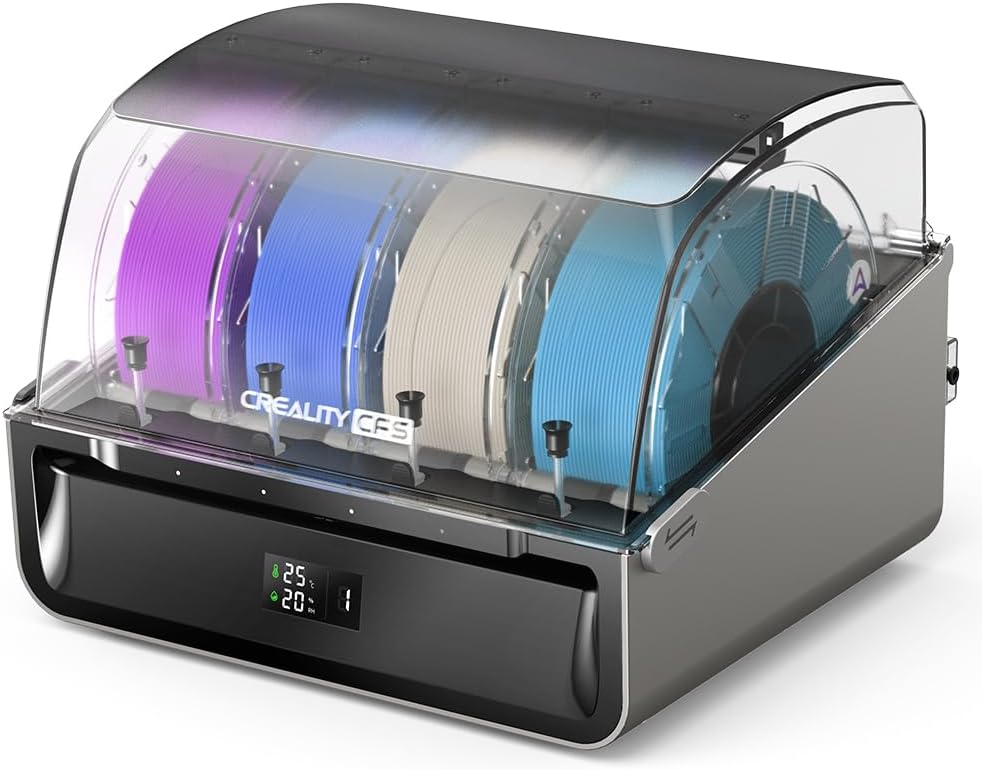 Official Creality CFS Multicolor 3D Printing System - 16 Color Auto-Switch, Anti-Moisture Storage, Upgrade Kit for K1/K1 MAX/K1C/K2/K2 Plus 3D Printers