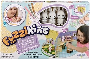 Fuzzikins Cottontail Cottage Craft Pop-Up Book Playset