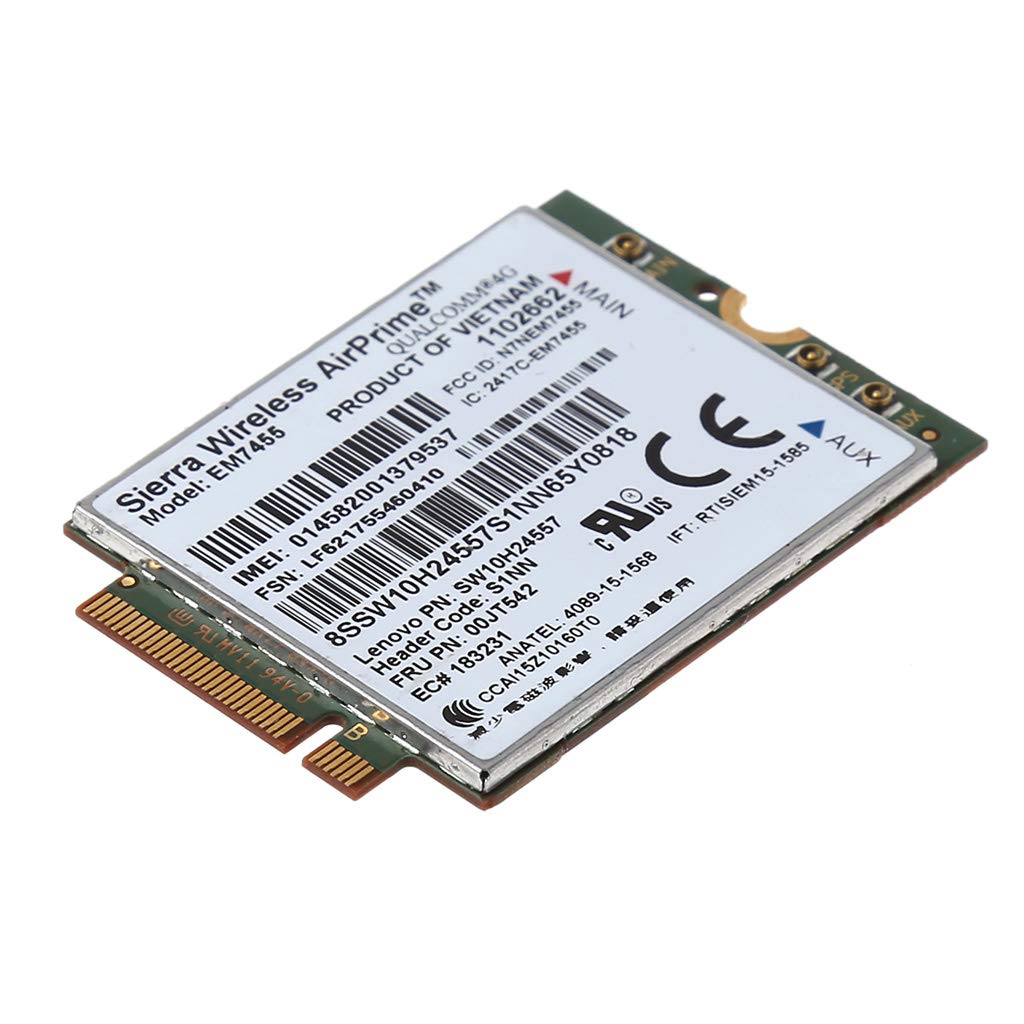 Scheda di rete EM7455 4G LTE WWAN modulo scheda wireless U: S1nn 00JT542 00JT547 per Sierra X270 T470 T470S T470P P51 P71 2017 X1 Accessori WLAN Scheda Depeng