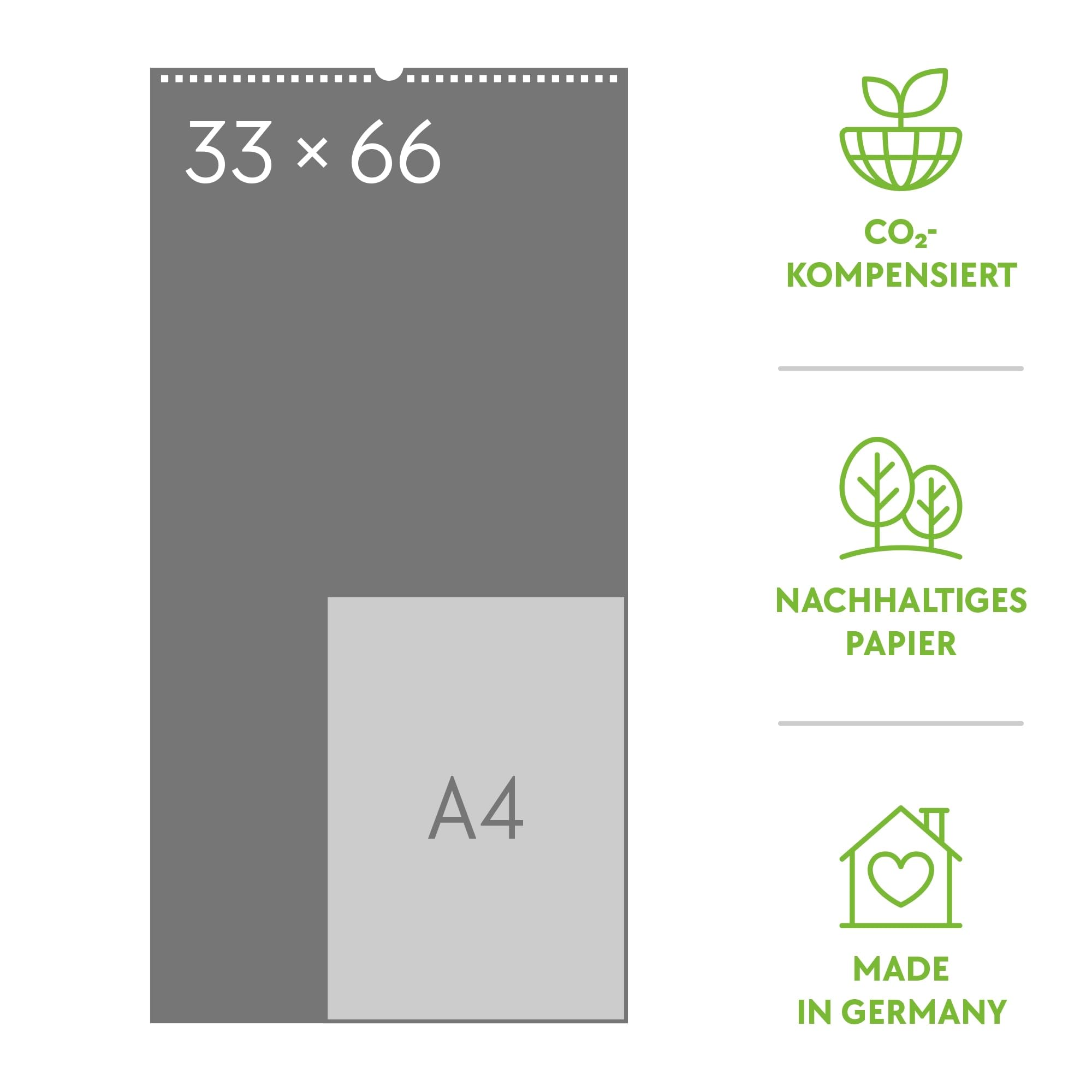 Mythos Wald Literatur-Kalender 2027: Abwechslungsreicher Natur-Kalender im schlanken Hochformat (33x66 cm) | Wald-Motive mit Zitaten