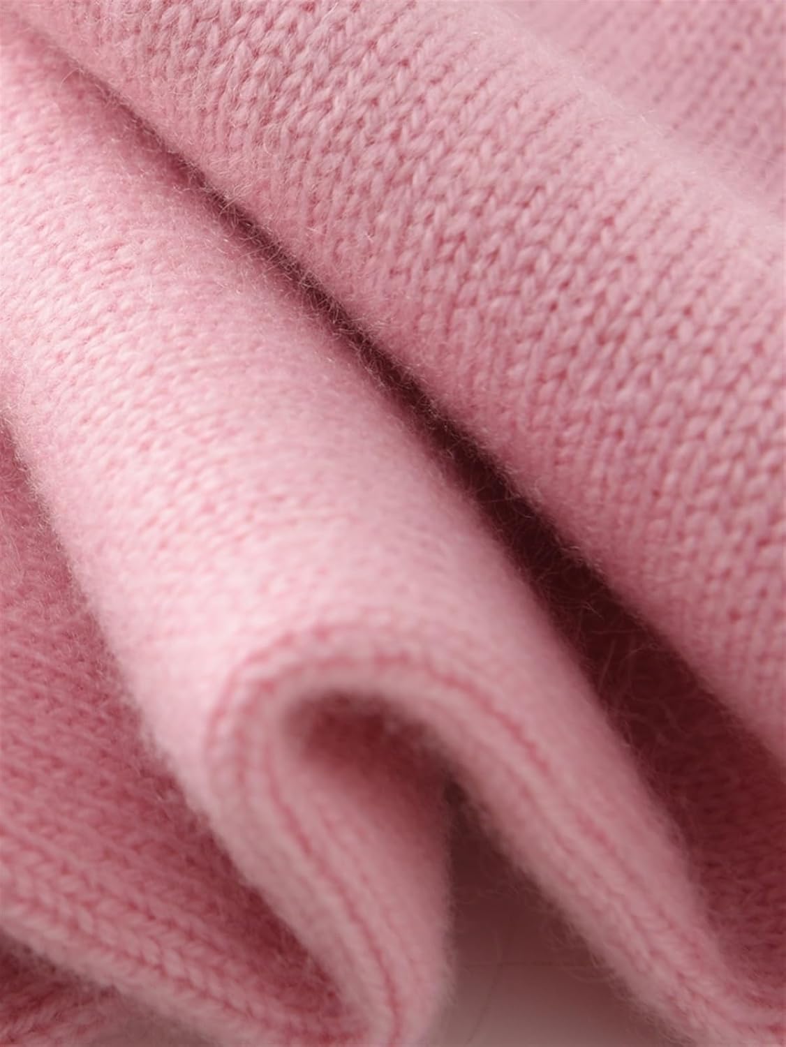 Cashmere Scarf Women Fall and Winter Short Bow Cross Small Neck Scarf Neck Protector Knitted Warm Neck Cover (Color : Medium Camel, Size : Talla �nica)