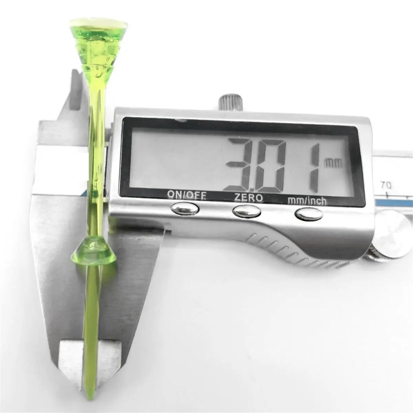 Golf Tee 50 stücke Golf Tees Kunststoff Transparent 83,0mm T Zufällige Farben Golf Training Ball Tee FüR Einen Idealen Abschlag