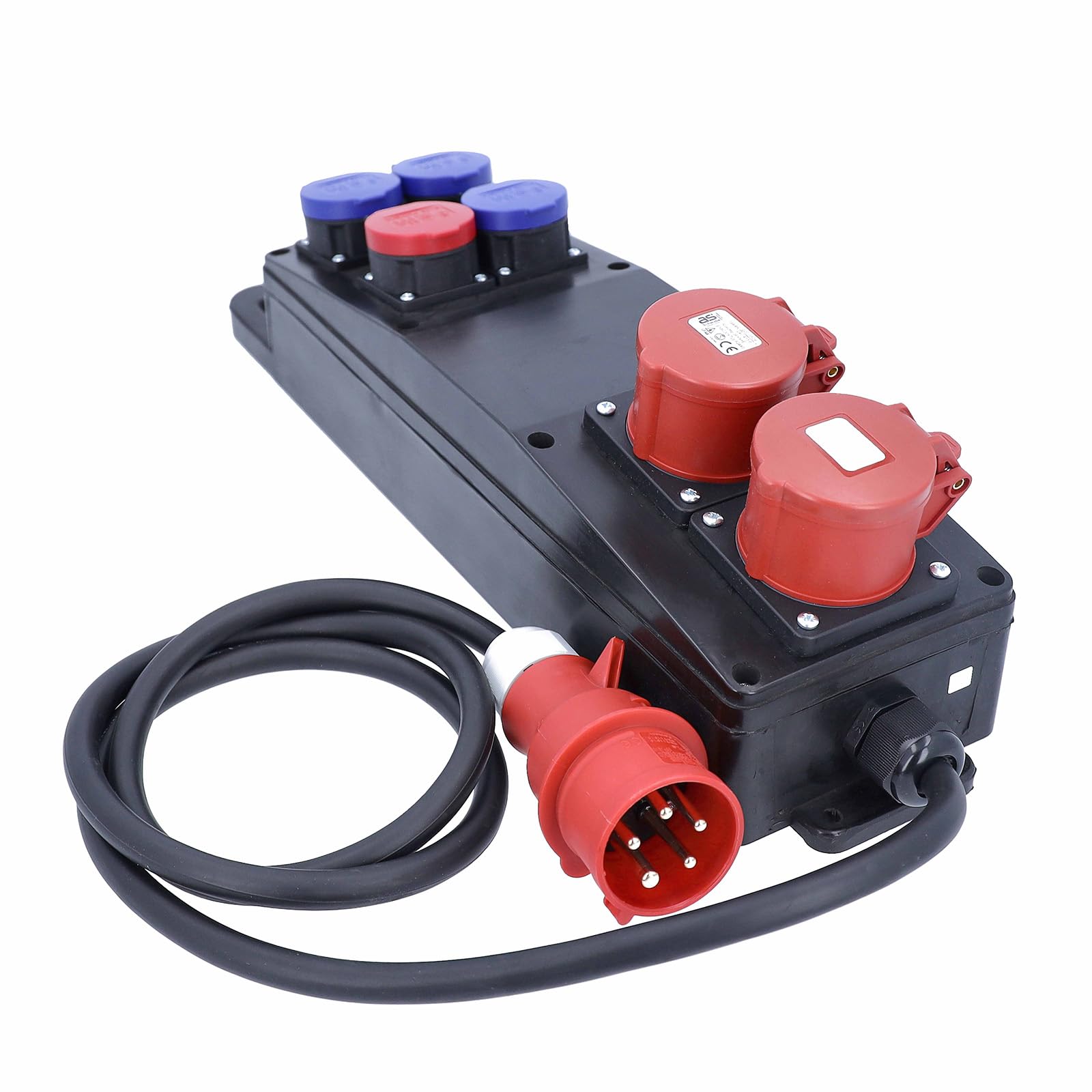 Multiprise CEE 16 A as-Schwabe robuste et étanche pour alimentation de chantier