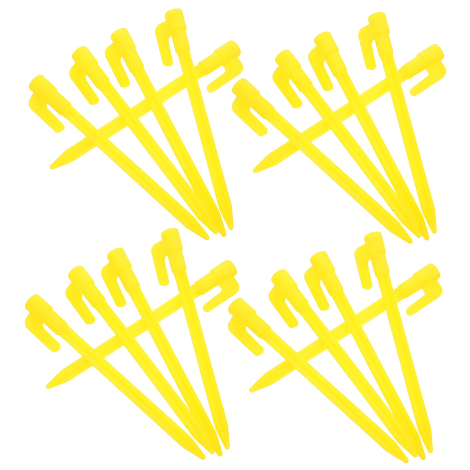 Estacas para tienda de campaña resistentes PRETYZOOM de suelo para camping y carpas pack de 50