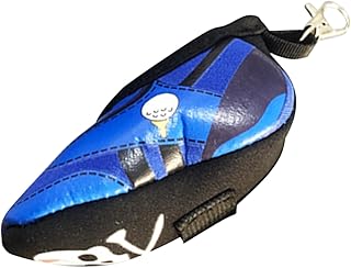 ゴルフボールポーチ - シューズ形ホルダーバッグ 2個のボールと2個のティーペグ用,ゴルフ アクセサリー ポーチ | コース・旅行・トーナメント・練習試合・アウトドアジム用