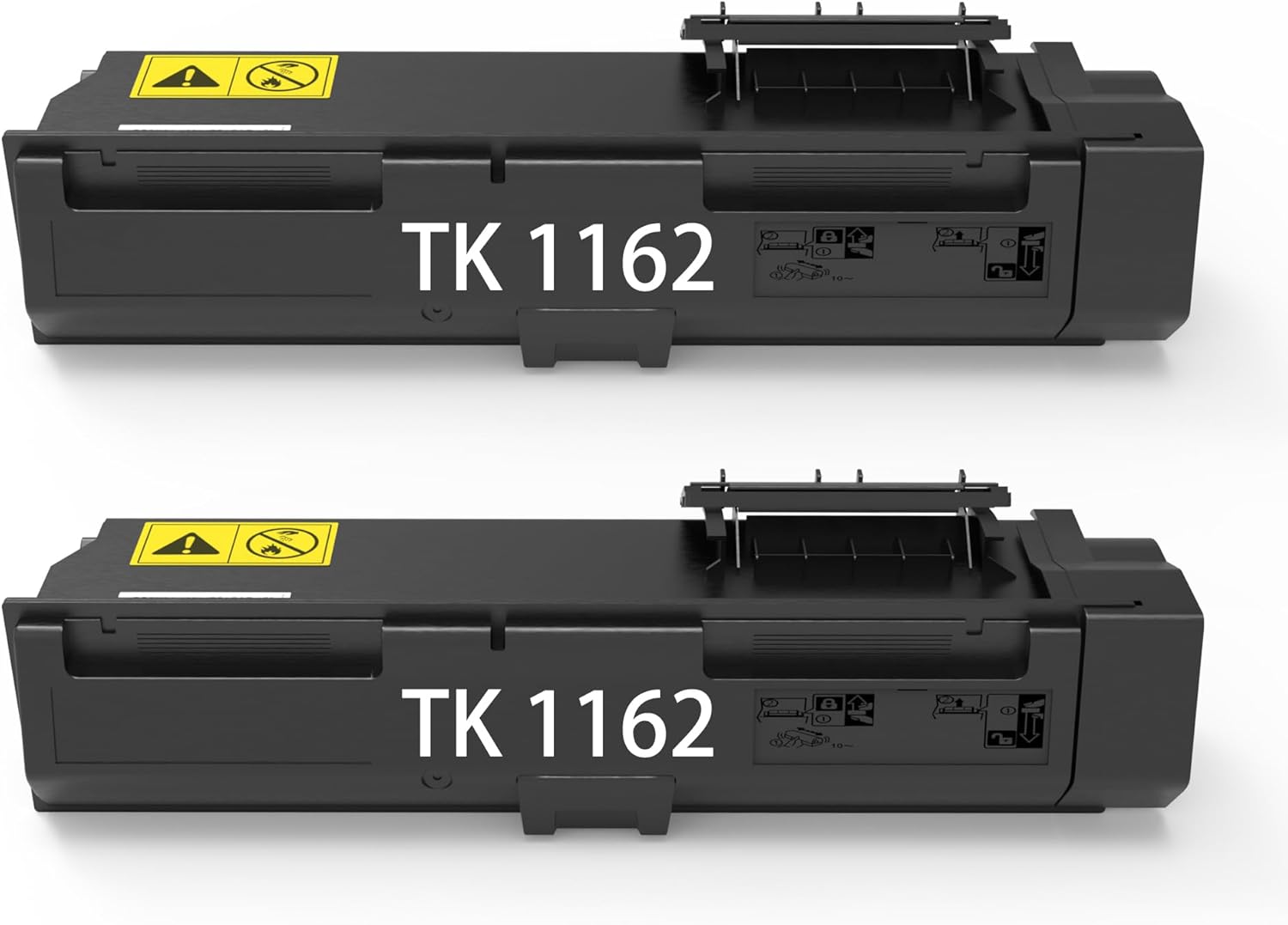 TK1162 TK-1162 Black Toner Cartridge Compatible for TK-1162 TK 1162 1T02RY0US0 ECOSYS P2040 P2040DW P2040DN Kit Printer (2 Pack) High Yield