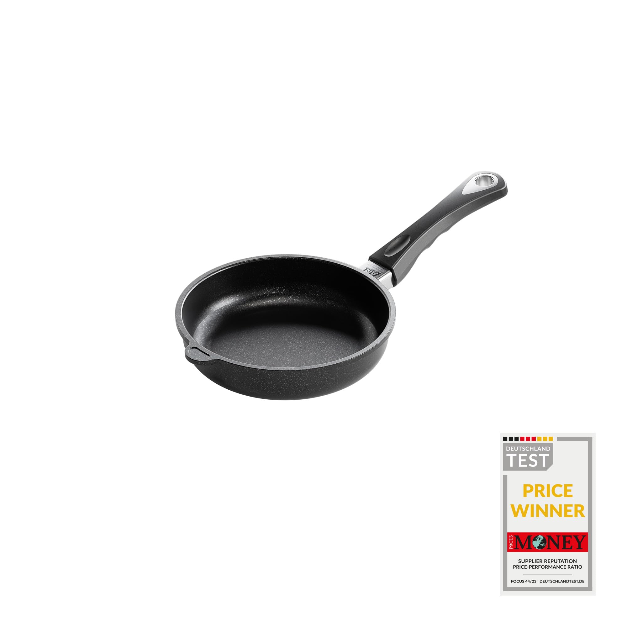AMT Gastroguss The World´S [...] Frying pan Non-Induction, Diameter 20 cm, Height 5 cm, cast Aluminium (Aluminium), Lotan® Non-Stick Coating for