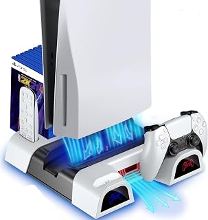 New World Cooling Stand For Ps5 Dual Controller Charging Stand Charging Dock Vertical Stand For Ps5 Playstation 5 Digital Price In India