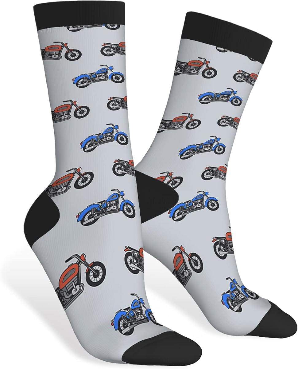 AOYEGO Cute Dogs Funny Socks Cartoon Parisian Dachshund Novelty Casual Crew Socks Contrast Color Design for Women Men Gift