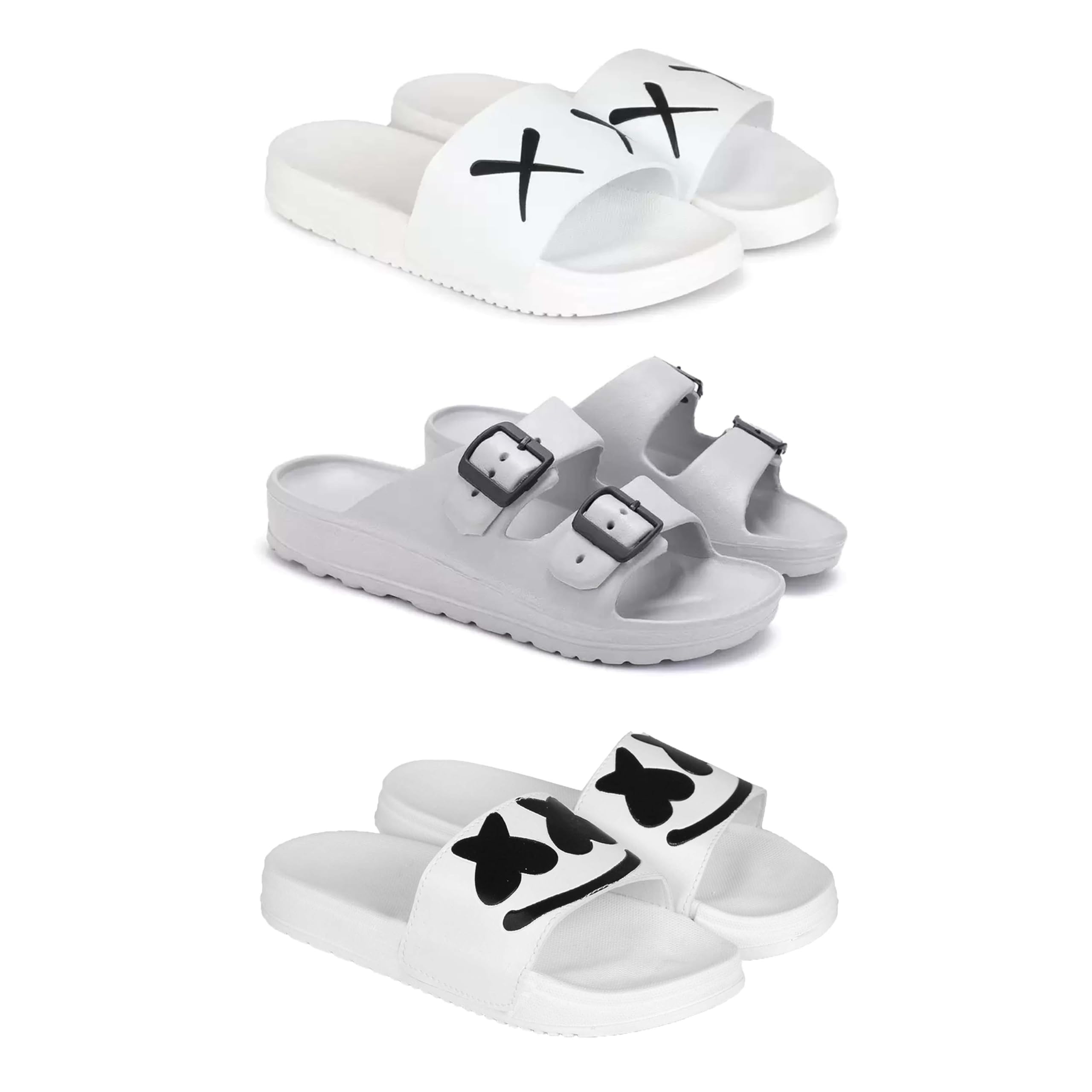 Men's Sandals | Lightweight Wear| Stylish & Easy to Wear For Men's GP-San-(3-COMBO)-3029-3114-3030-image-49