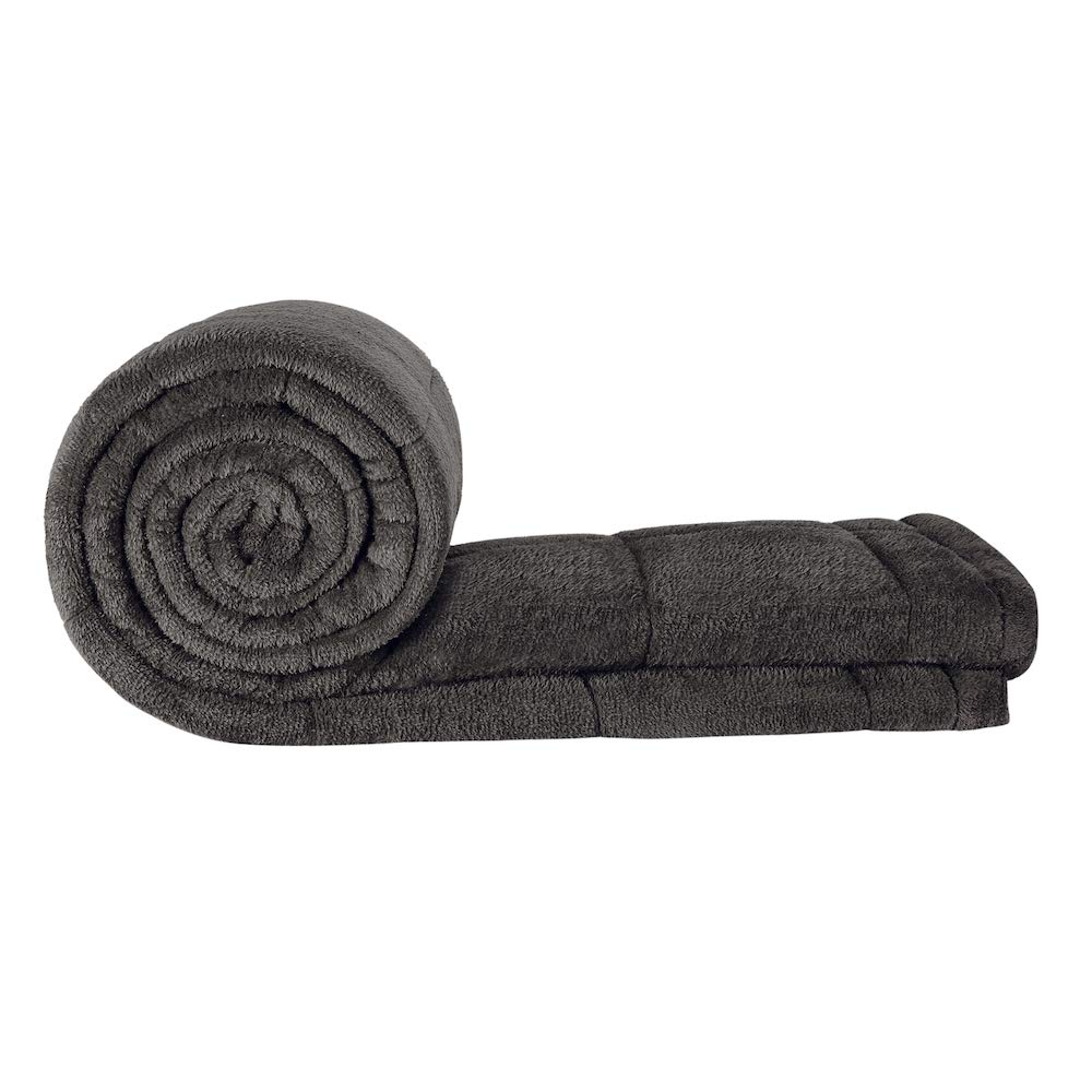 Wakefit Comforter Set Single Bed | 220 GSM | Comforter, Comforter Single, Quilt for Single Bed King Size, Blankets, Quilt Blanket, Comforter King Size Bed, Reversible Cotton (Charcoal Grey)