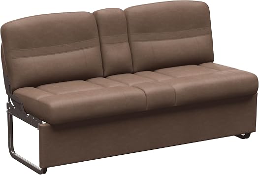Thomas Payne Signature 62" Satula RV Jackknife Sleeper Sofa with Matching Kickboard, Easy Transition, High-Density Foam Cushioning, Fold-Down Center, Dual Cupholders - 2024044387