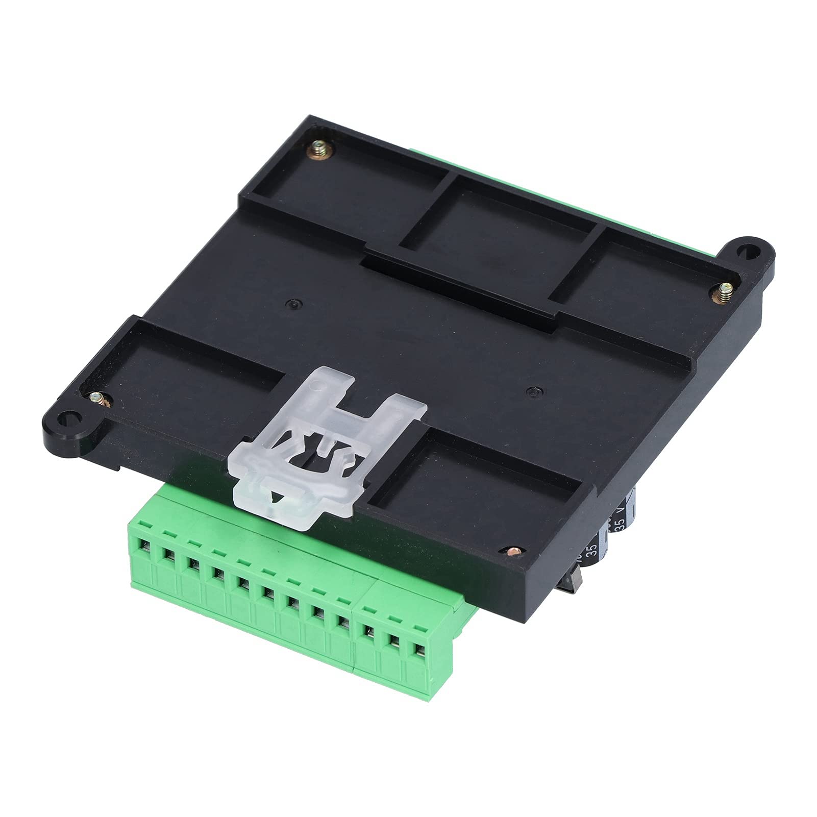 PLC Scheda di Controllo Industriale DC 24V Controller Logico Programmabile Relè 12 Ingresso 8 Uscita 2N20MT per il Controllo di Automazione Industriale(with Base)