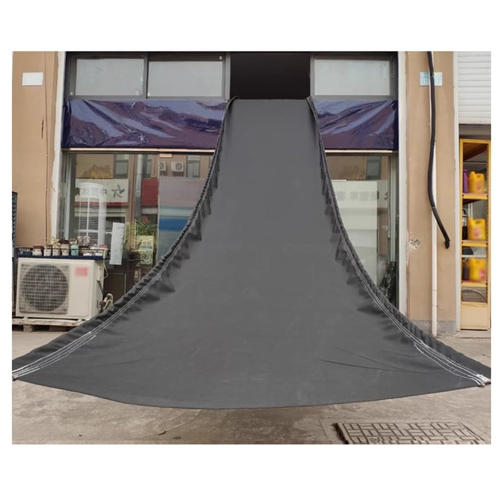 LWJSOCP Heavy Duty Canvas Chute - Durable Tarpaulin with Grommets for Cargo Handling in Warehouses & Construction Sites, Temporary Unloading Solution