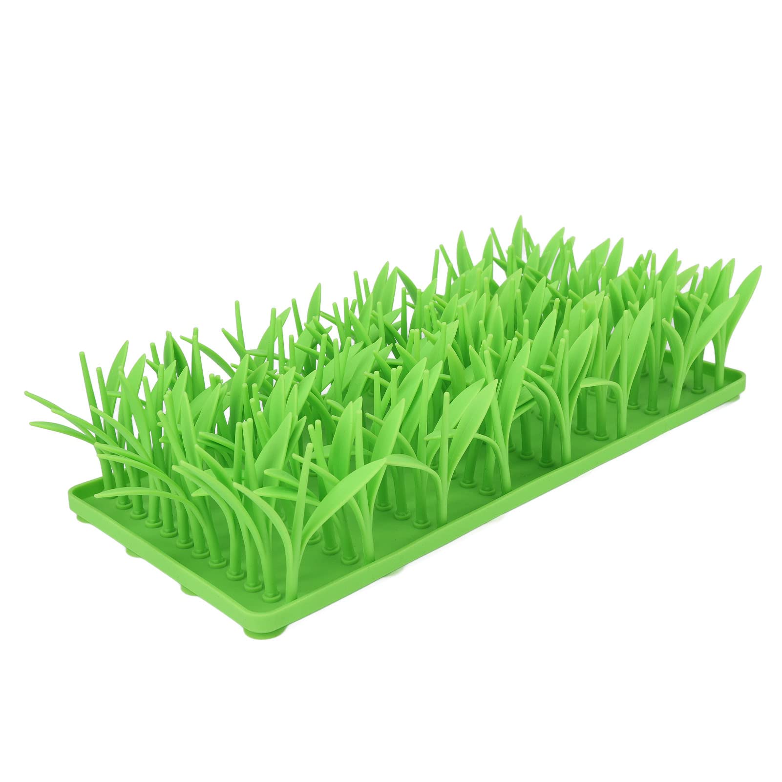 Futtersuchmatte für Hunde, Weiches Silikon, Grünes Gras, Schnüffelmatte, Leckmatte, Futterwerkzeug für Haustiere, Katzen, Hunde