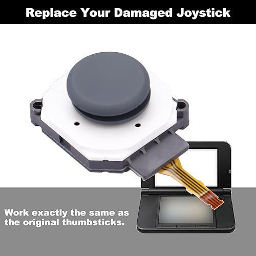 Miniatura 3 de IKPEK 3D Analog Joystick Button Module Stick wThumbstick Circle Pad Cover Cap Replacement for Nintendo New 2DSXL New 3DSXL New 3DS