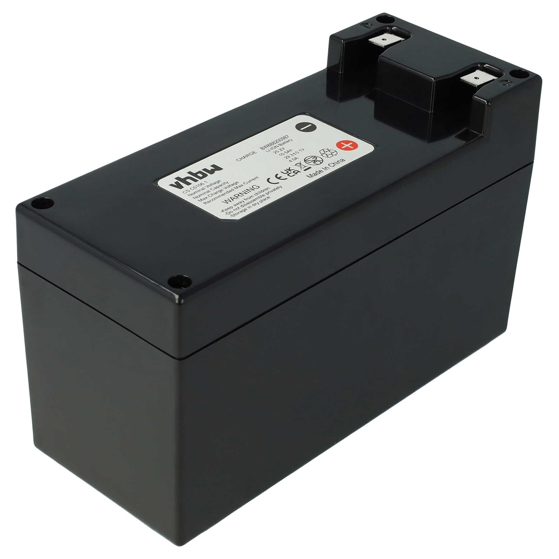 vhbw 1x Batería reemplaza Zucchetti CS-C0106-1 para cortacésped 10200mAh 25,2V Li-Ion